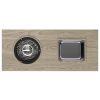3-in-1 Coffee Table with Ice Bucket and Fire Pit - Beige