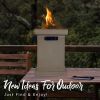 Outdoor 10" Tabletop Gas Fire Pit