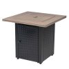 28" 48000 BTU Propane Gas Fire Pit Table