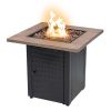 28" 48000 BTU Propane Gas Fire Pit Table