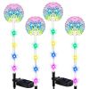 4Pcs Solar Powered Dandelion Garden Lights Landscape Decorative Stake Lamp