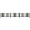 Picket Fence with Posts 3 pcs WPC 241.7"x31.5"