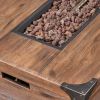 DELANY 56' RECTANGULAR FIRE PIT - 50,000BTU