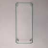 Rectangular Glass Wind Guard for Fire Pit W85335465
