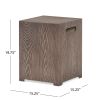 IRON WOOD PATTERN TANK HOLDER