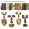 Resin Old Man Tree Hugger Bark Ghost Face Decoration Funny Tree Face Décor For Outdoor Yard Easter