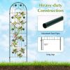 4 Pack 71 x 20 Inches Metal Garden Trellis for Climbing Plants