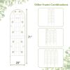 4 Pack 71 x 20 Inches Metal Garden Trellis for Climbing Plants